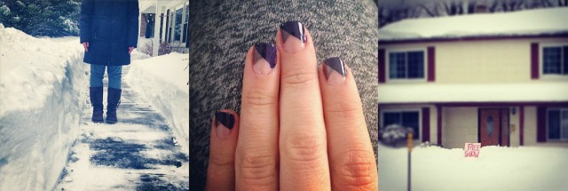 Polar Vortex and Home Manicures on surroundedbypretty.com